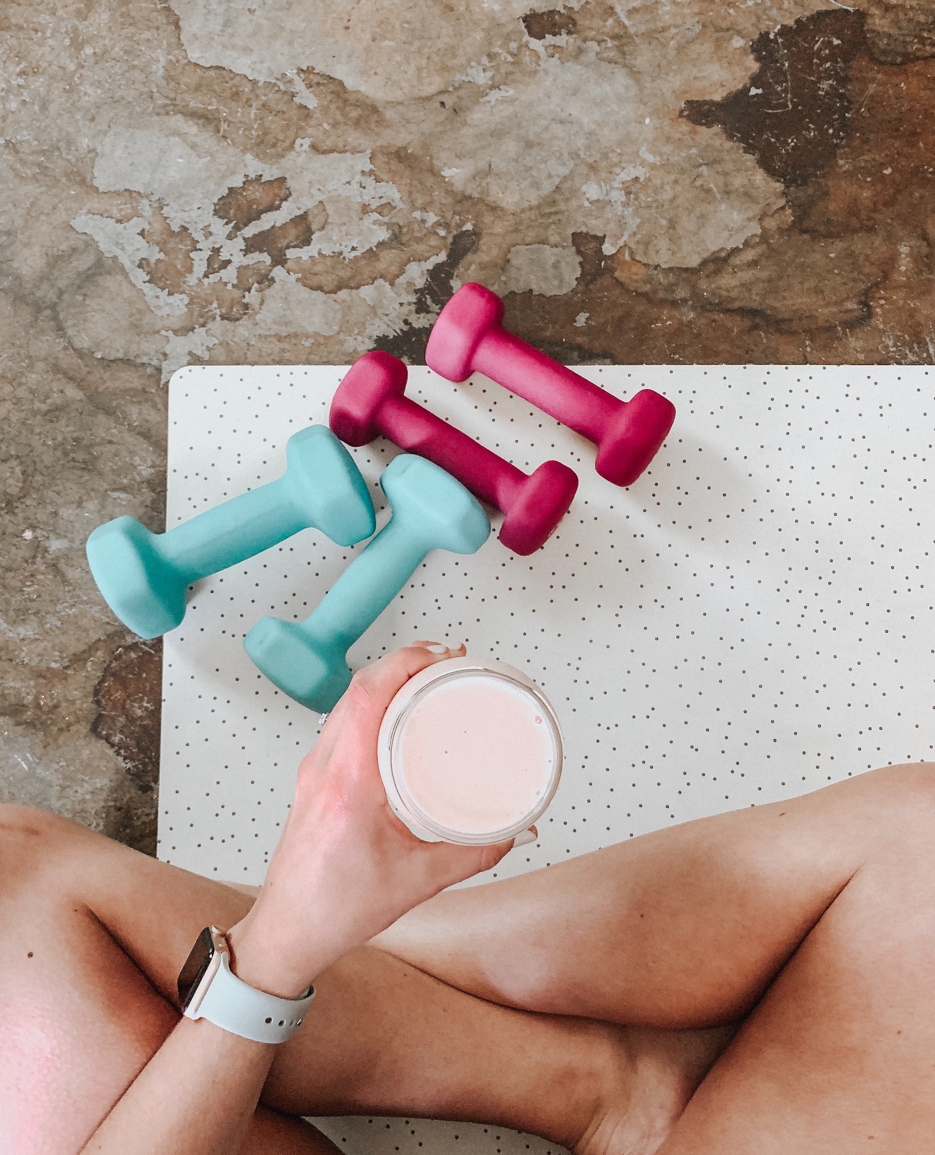 Fitness equipment and protein powder for workout maximization